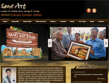 Tablet Screenshot of manassand.com